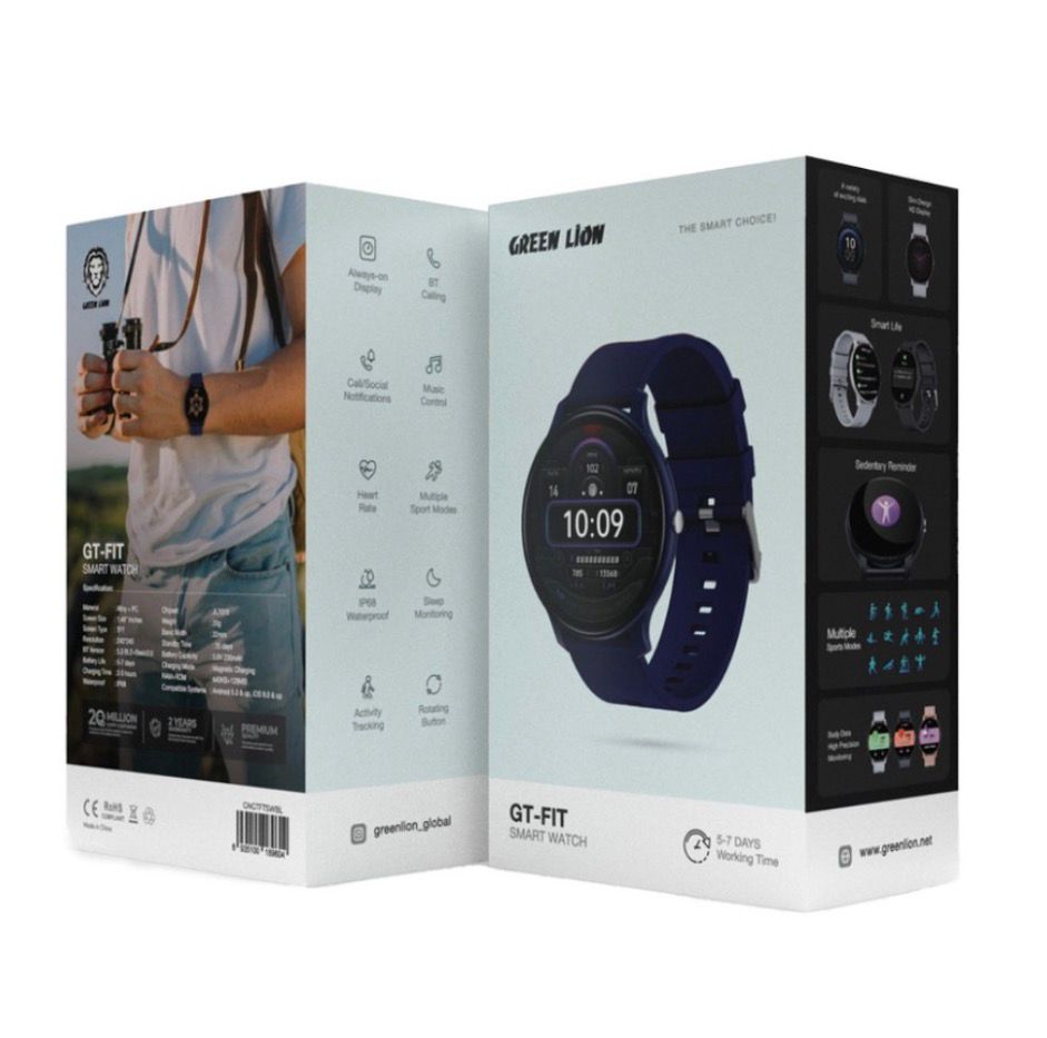 G.L GT Fit Watch Blue