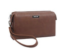 G.L Marly Clutch Bag Brown