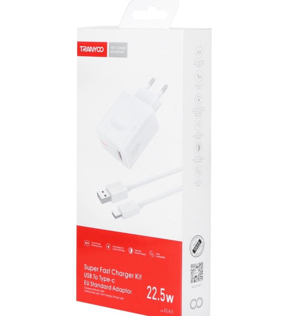 charger tranyoo EU4-C 22.5w type-c