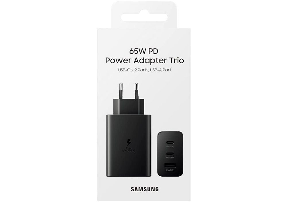 65W Power Adapter Trio/Samsung EP-T6530 65W Power Adapter Trio Black orginal
