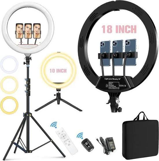 Trio Stand Ring Light