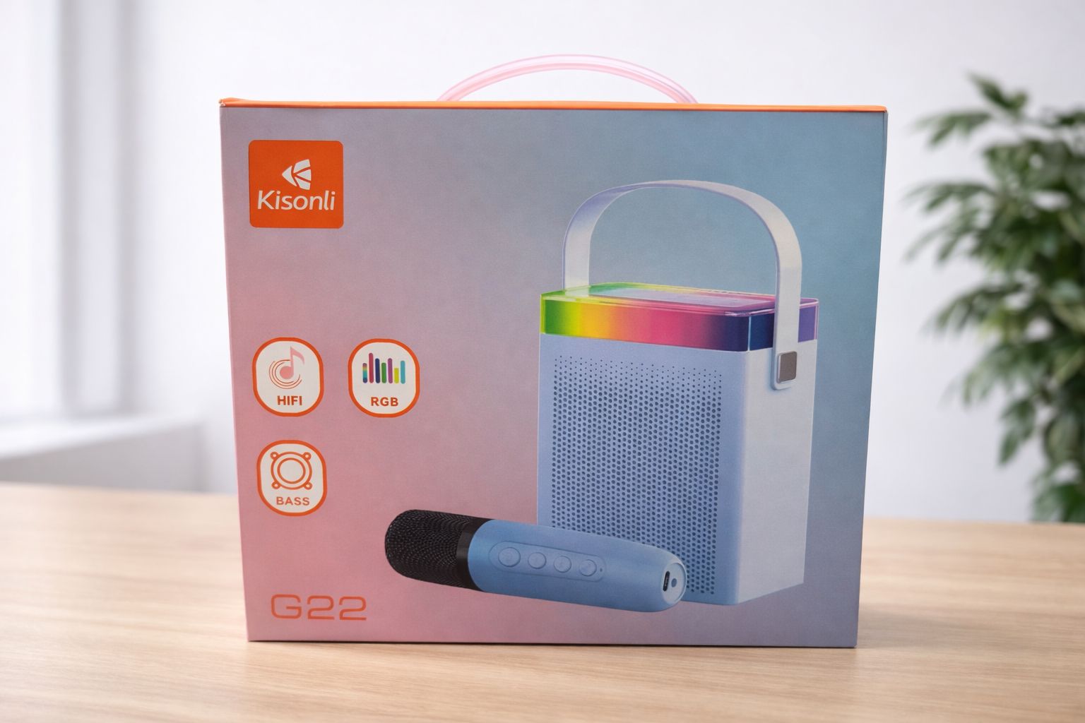 mini karaoke speaker integrated KTV microphone